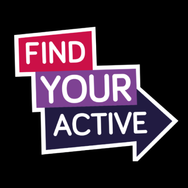 Active Southend text on dark blue background