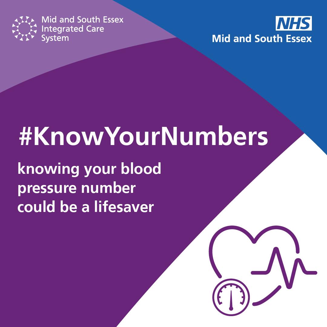 #KnowYourNumbers knowing your blood pressure number could be a life saver