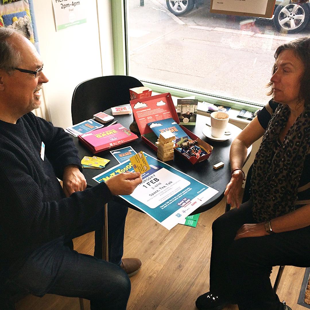 Darrell Binding, Co-op Member Pioneer for the City of Southend, chats to Renew Wellbeing guest Ruth Cooper on Time to Talk Day