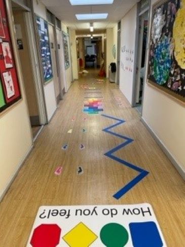 An image of a sensory pathway in a school